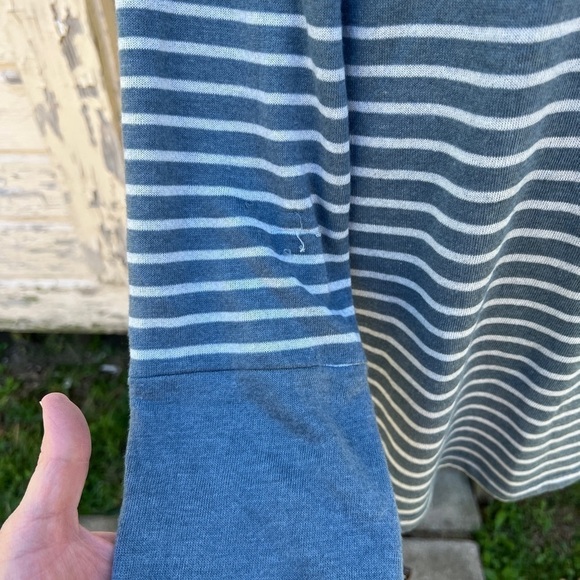 ODDY Striped Oversized Plus Nautical Pullover Sweater Top Shirt Minimalist H5 - Picture 6 of 8